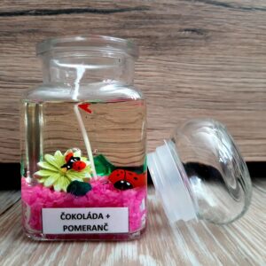 KVĚTINA S BERUŠKOU - ČOKOLÁDA + POMERANČ