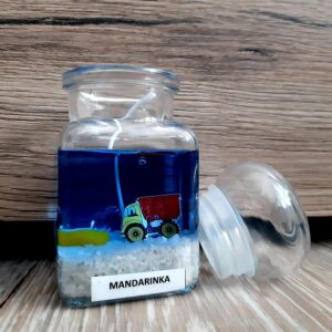 NÁKLADNÍ AUTO ČERVENÉ - MANDARINKA