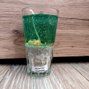 PRASÁTKO PRO ŠTĚSTÍ - ZELENÝ ČAJ + POMERANČ