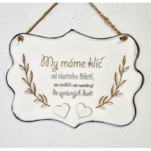 My máme klíč od vlastního... 28x20,5cm